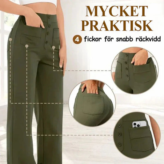 Pantalones Elásticos de Cintura Alta | ORIGINAL