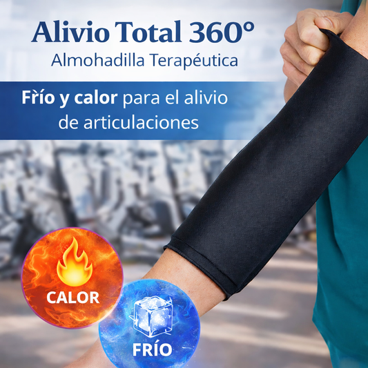 Alivio Total 360° - Almohadilla Terapéutica Rodilla y Codo