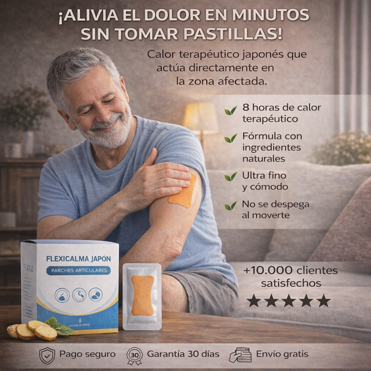 Alivio Natural del Dolor - Parche Cuidado Articular | 20 PARCHES