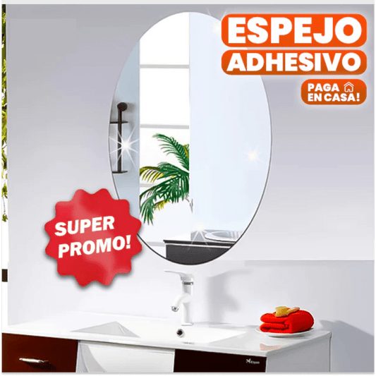 2x1 Espejo Mágico Brillante Adhesivo | ORIGINAL