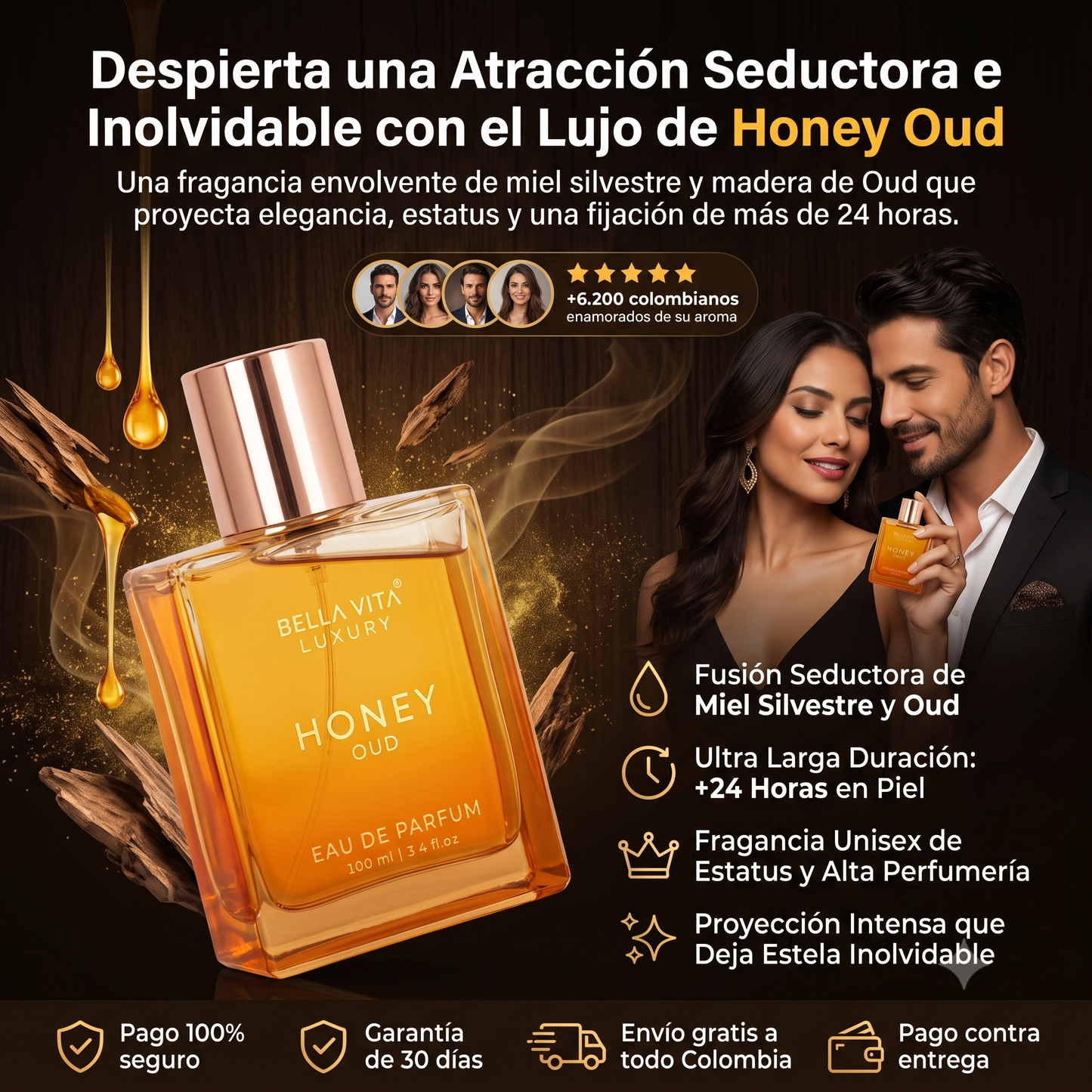 Honey Oud | Perfume Unisex Premium 100 ml ⭐