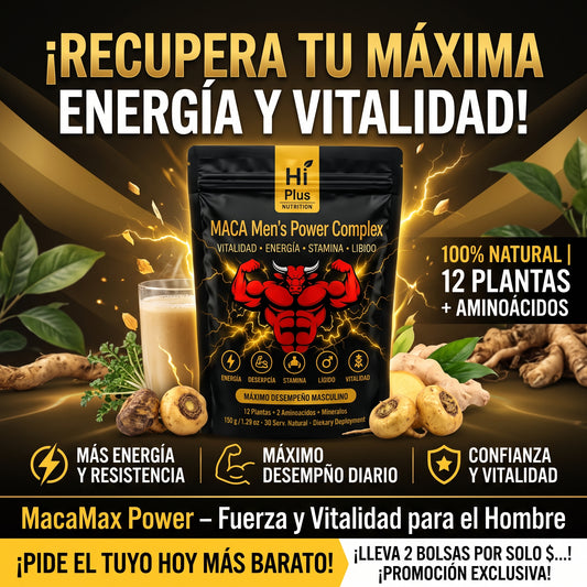 MacaMax Power – Fuerza y Vitalidad para el Hombre