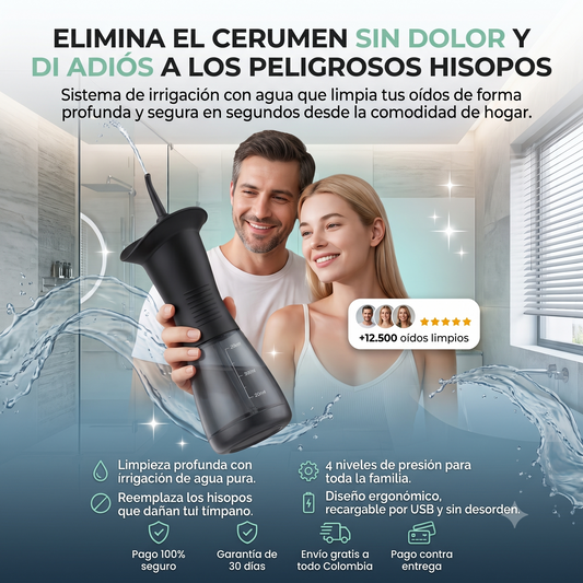 EarClean Pro | Sistema Eléctrico de Limpieza Auditiva