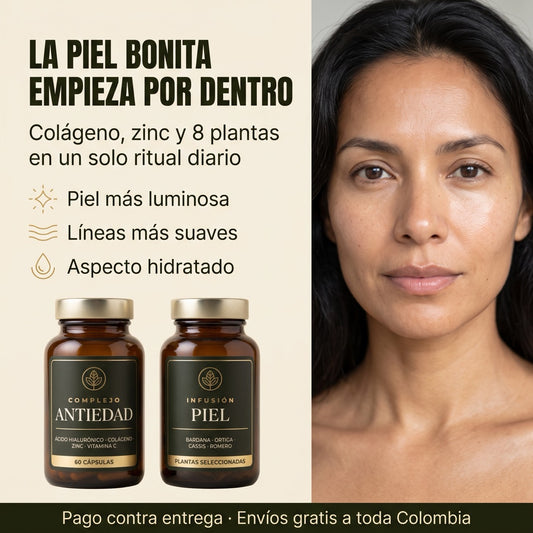 Dúo Piel Perfecta | Colágeno en Cápsulas + Infusión de Plantas